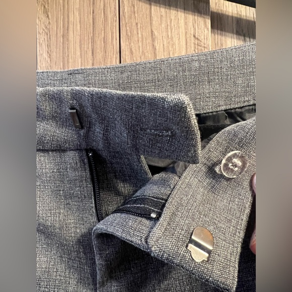 Kut From the Kloth Petites Womens Dress Pants Size 8P Gray Flat Front Pockets - Picture 3 of 5